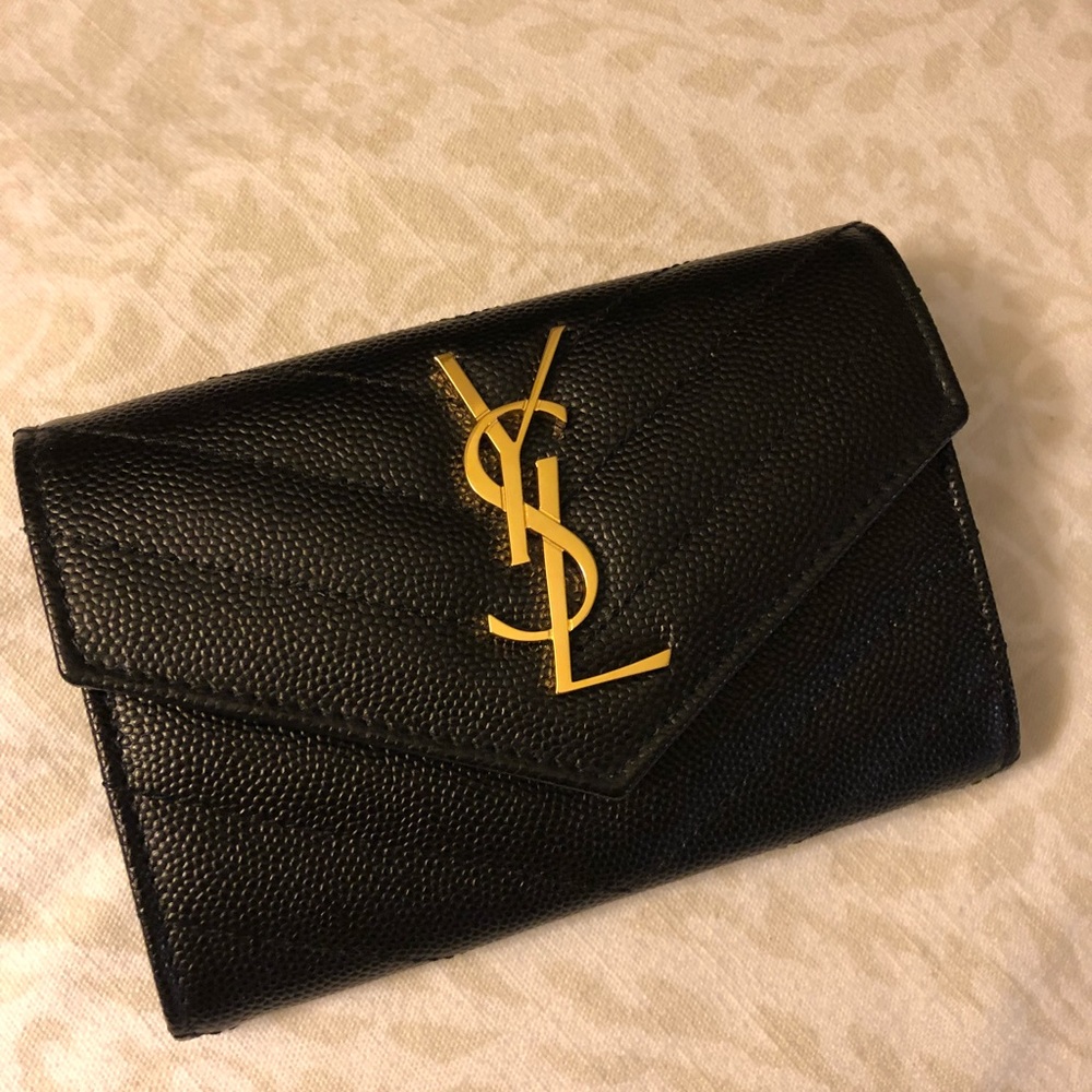 YSL Monogram Quilted Wallet - Picture 1 of 8